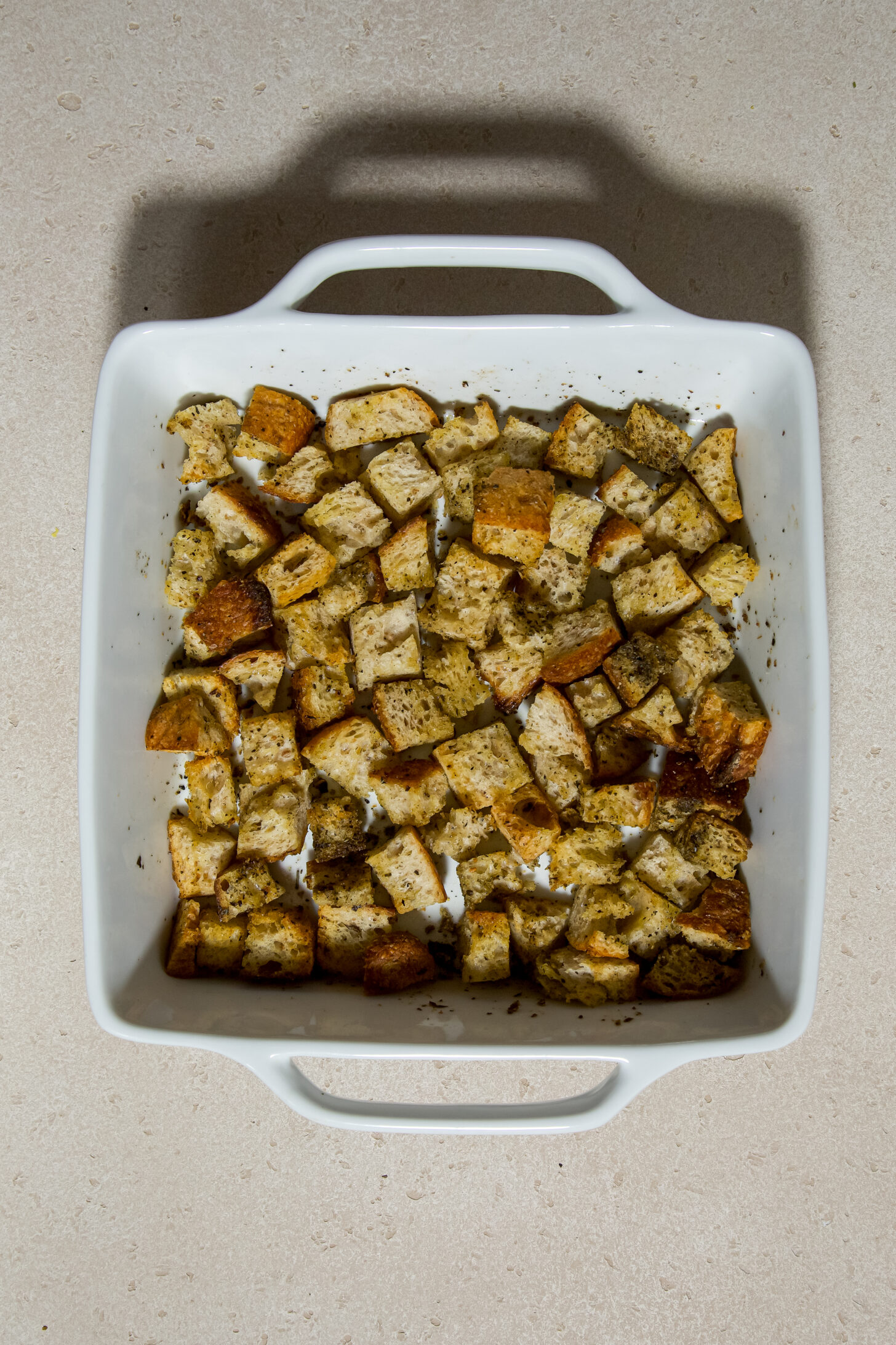 vegan lime caesar salad with tempeh bacon