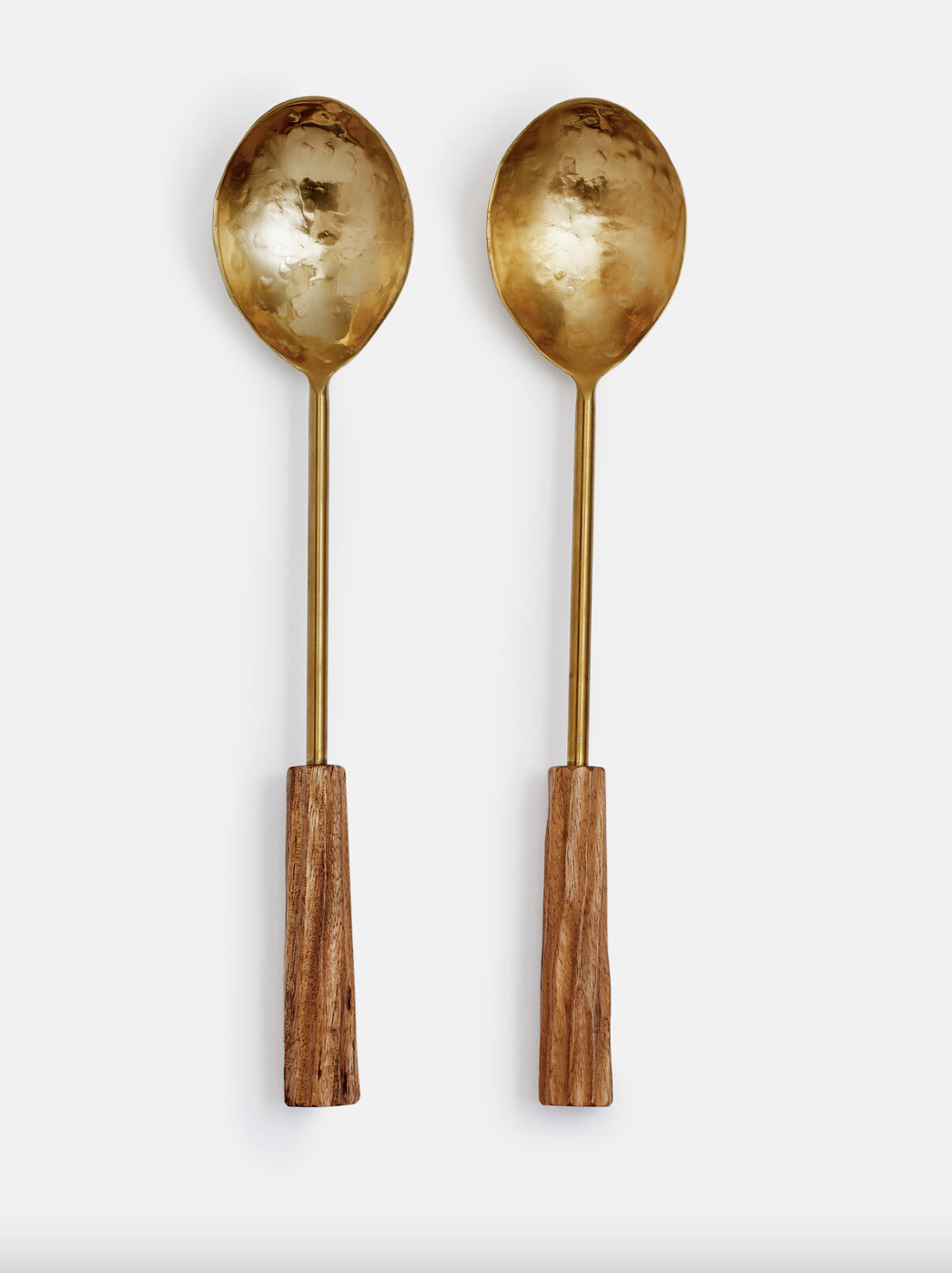 gold salad tongs