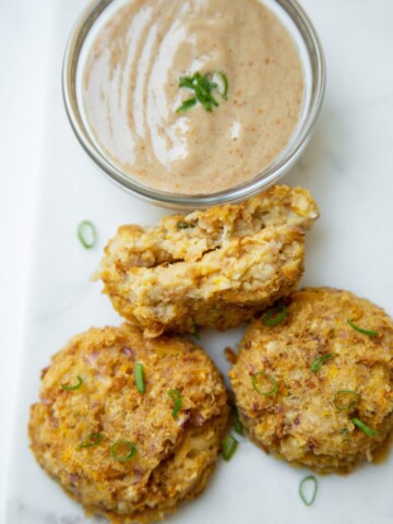 vegan crab cakes