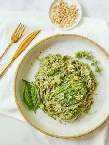 avocado pesto pasta