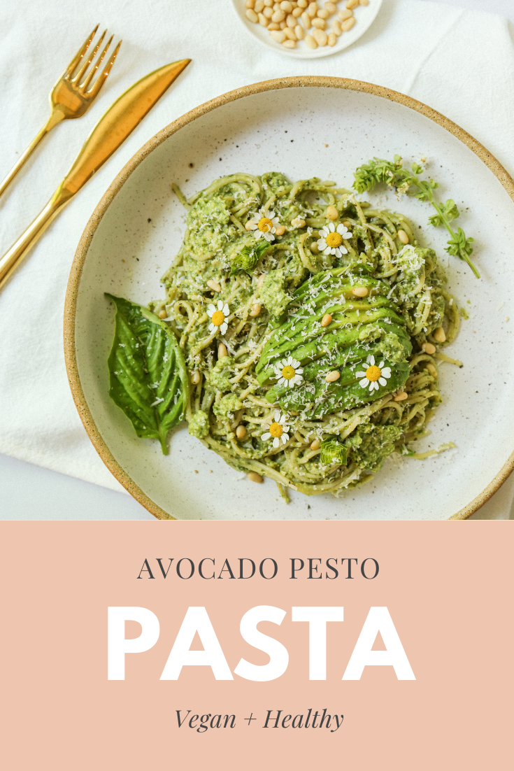 avocado pesto pasta