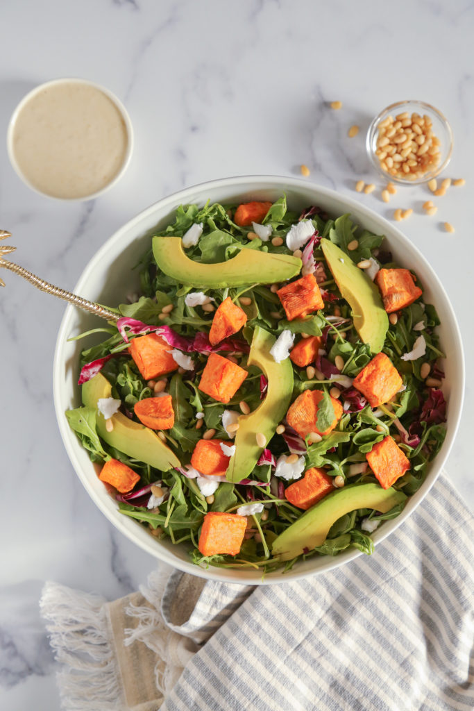 sweet potato avocado salad