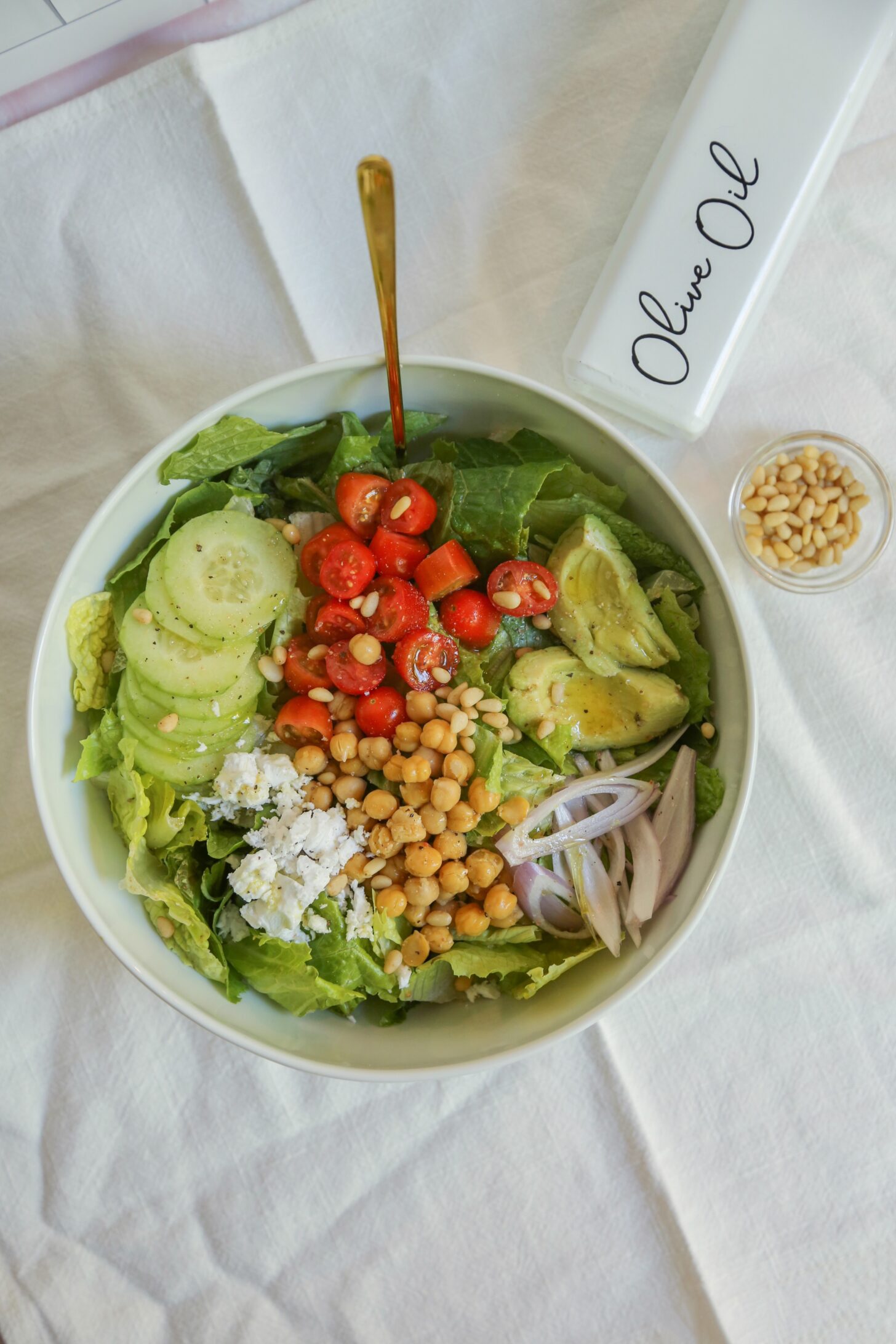 vegan italian chickpea salad