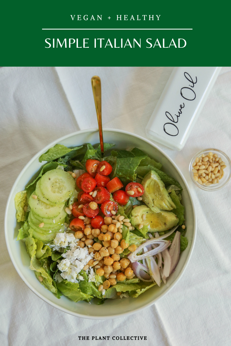 simple vegan italian salad