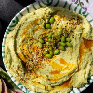 edamame hummus healthy high protein