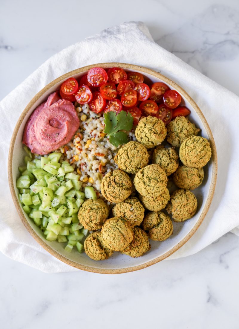 vegan falafel bowl