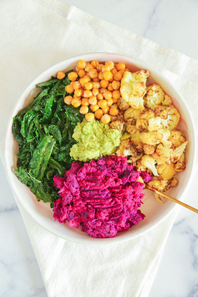 purple potato bowl