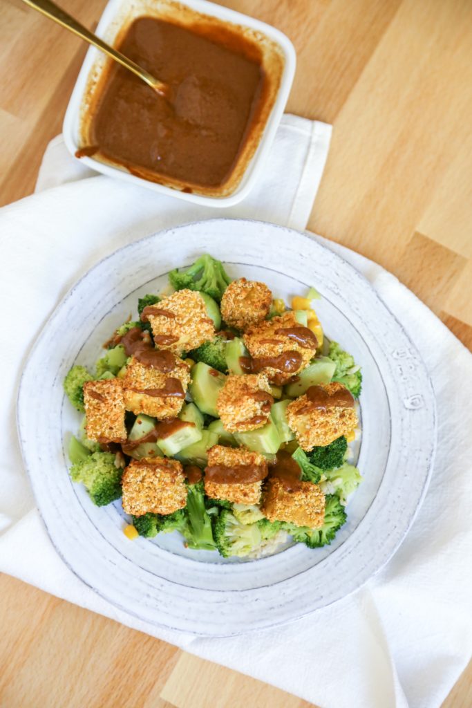 crispy tofu stirfry