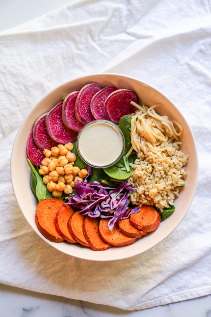 sweet potato macro bowl