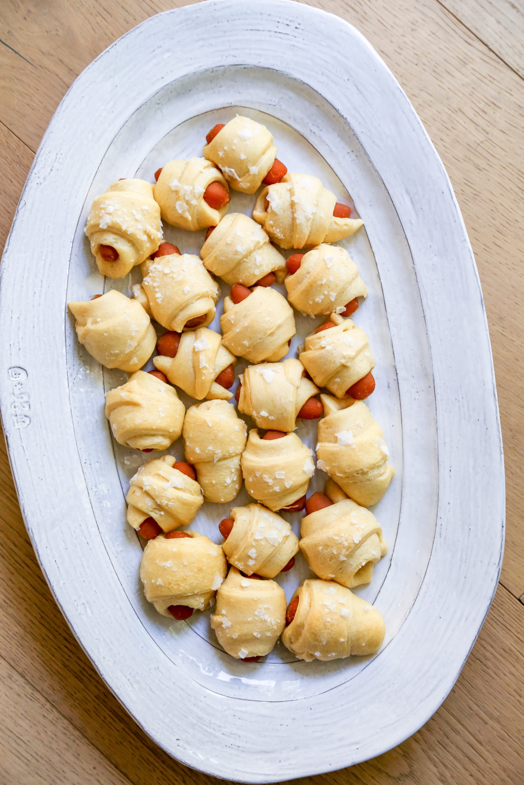 vegan and gluten free pigs in a blanket