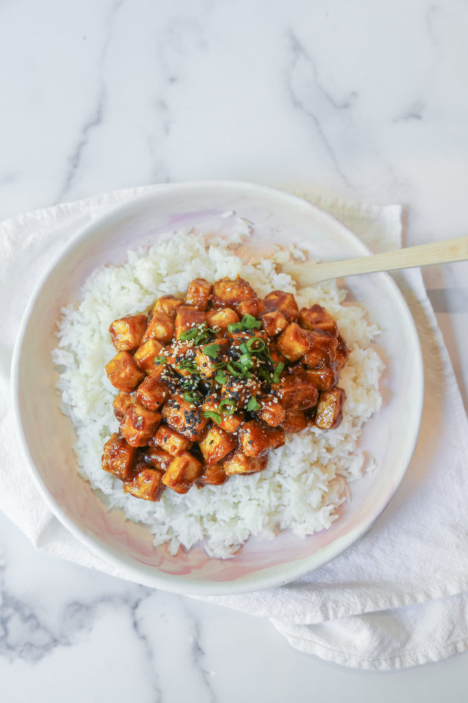 sesame tofu bites