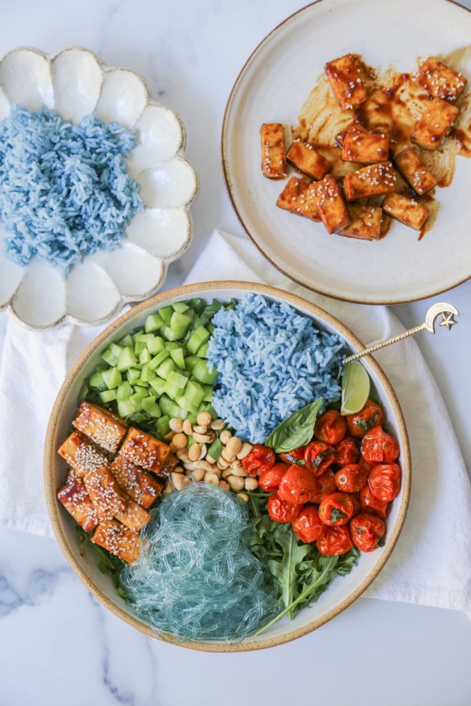 vegan blue majik bowl