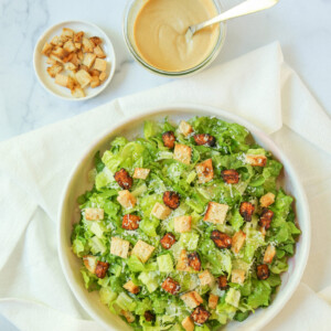 vegan caesar salad