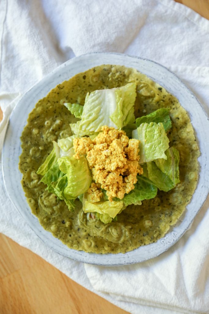 tofu "egg" salad