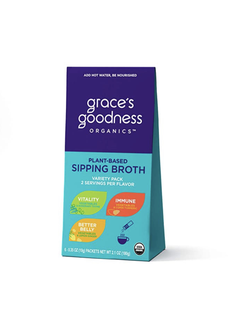 Grace’s Goodness Variety Broths amazon
