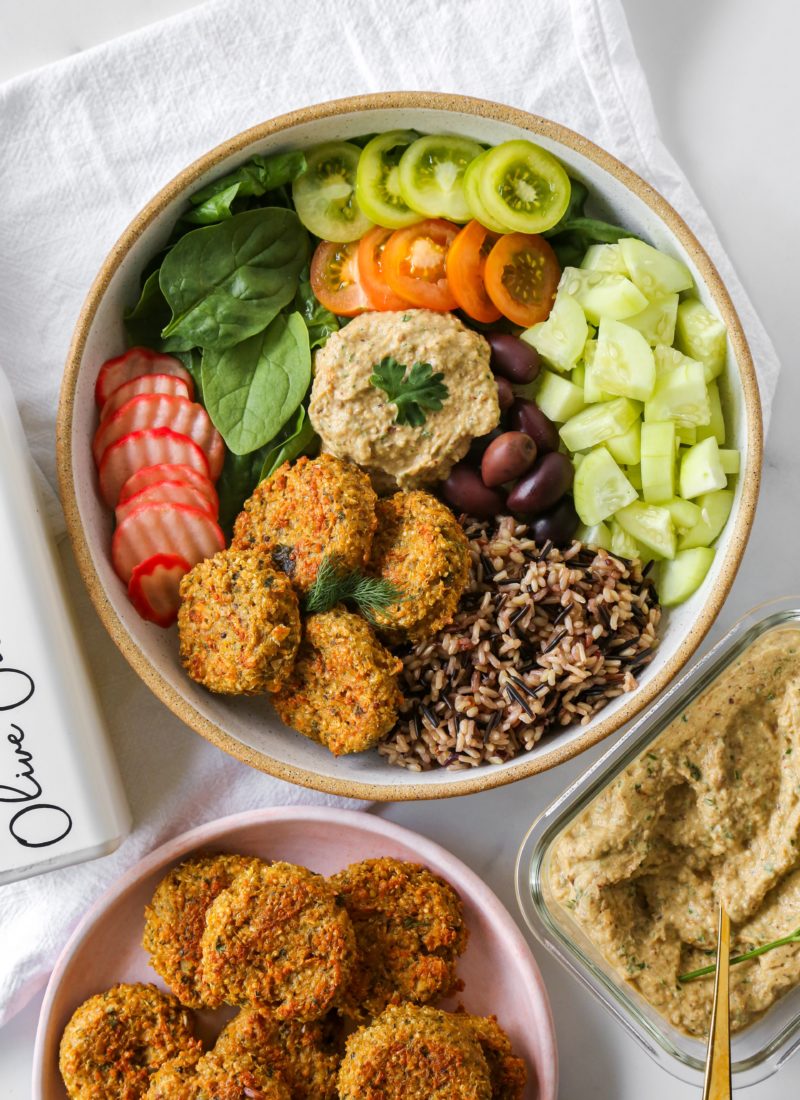 Oil Free Baba Ganoush Mediterranean Inspired Bowl – Vegan & Low FODMAP