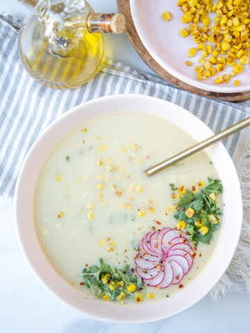 vegan creamy corn chowder