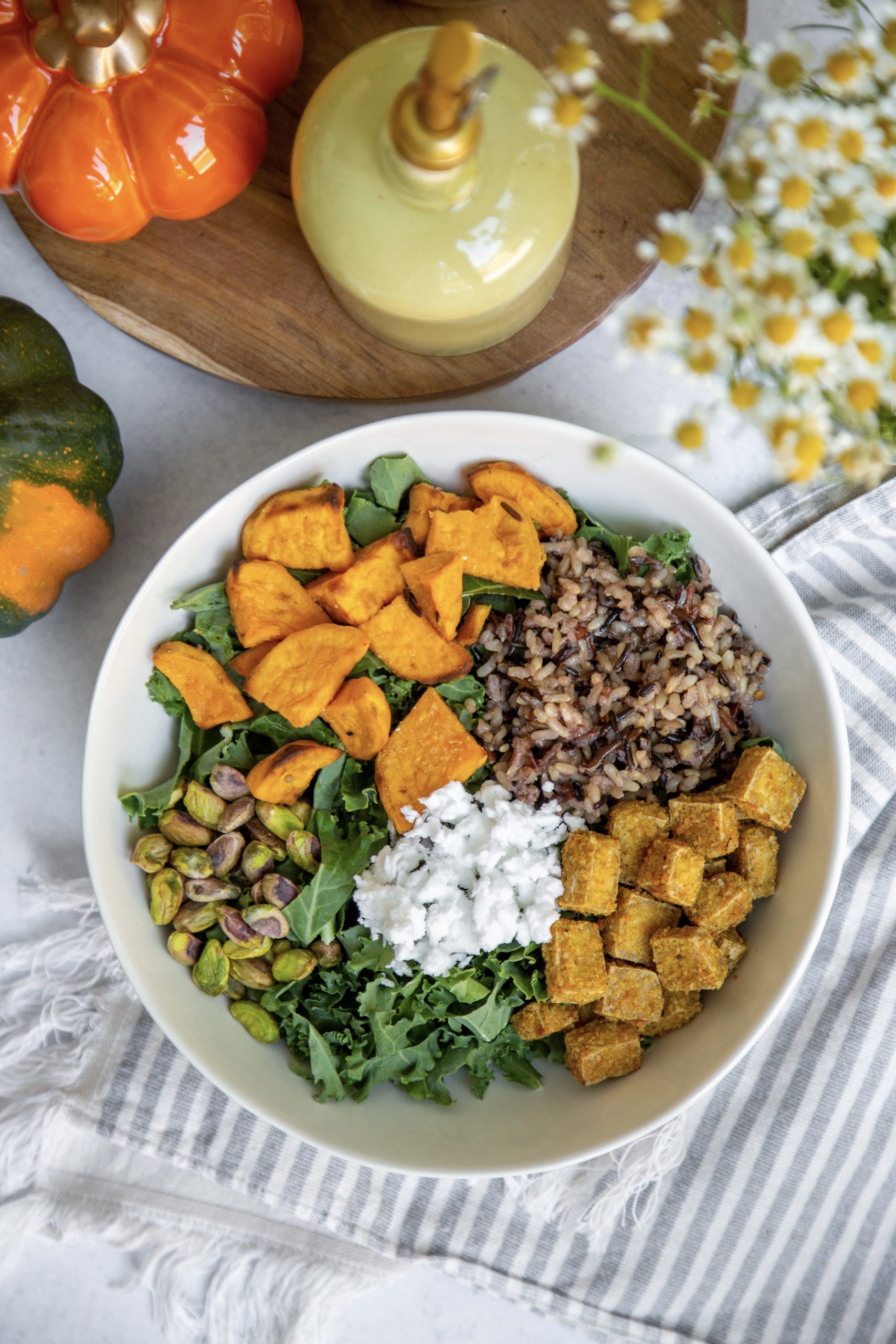 Sweetgreen Inspired Harvest Bowl & Spicy Cashew Cilantro Dressing