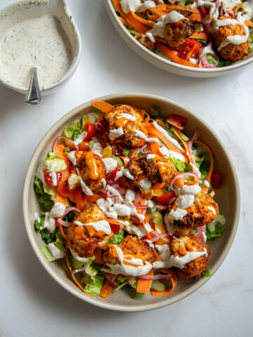 buffalo cauliflower salad