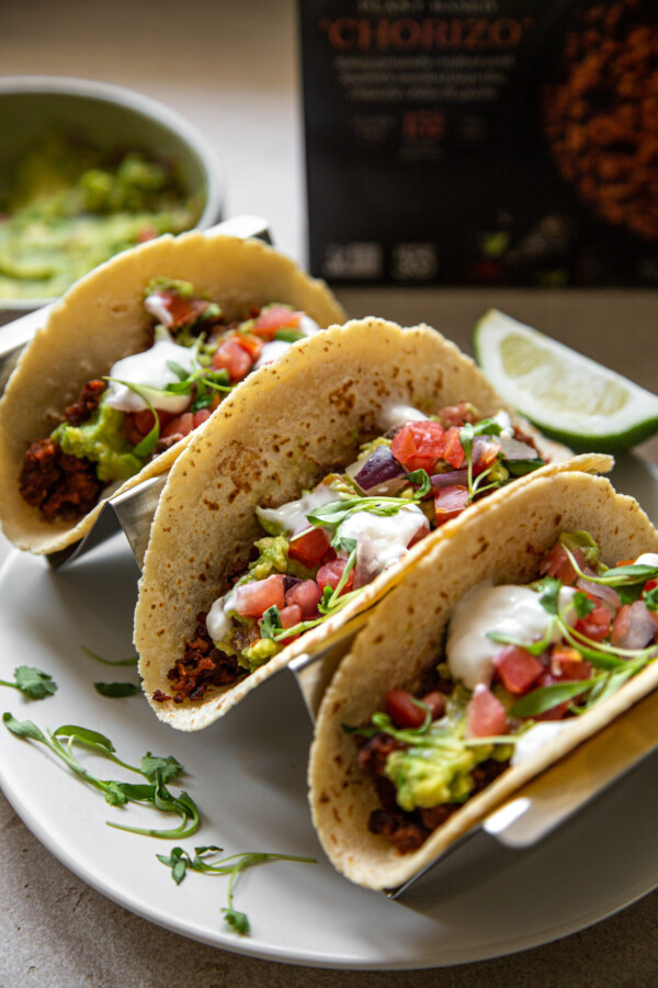 Vegan Chorizo Tacos The Plant Collective