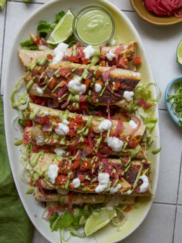 vegan flautas