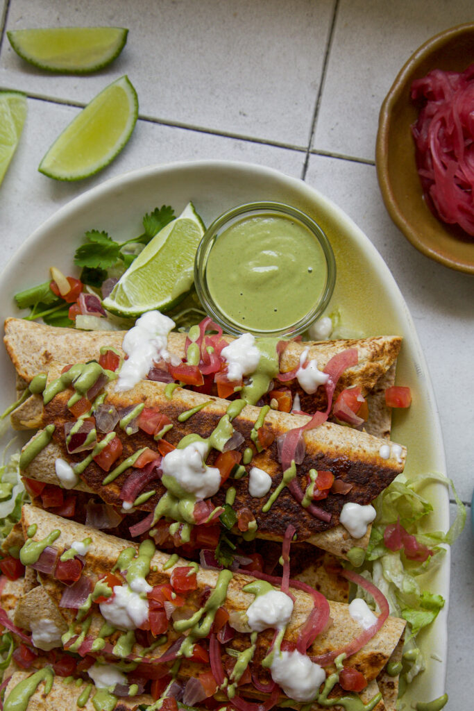 vegan flautas