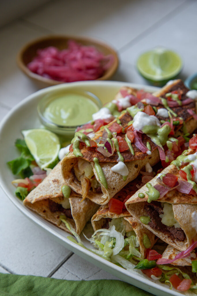 vegan flautas