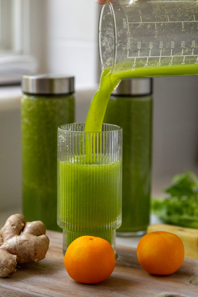 homemade green juice