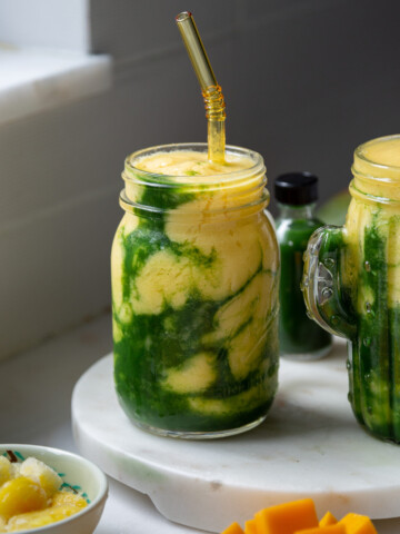 tropical greens smoothie