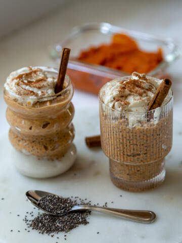 pumpkin pie chia pudding