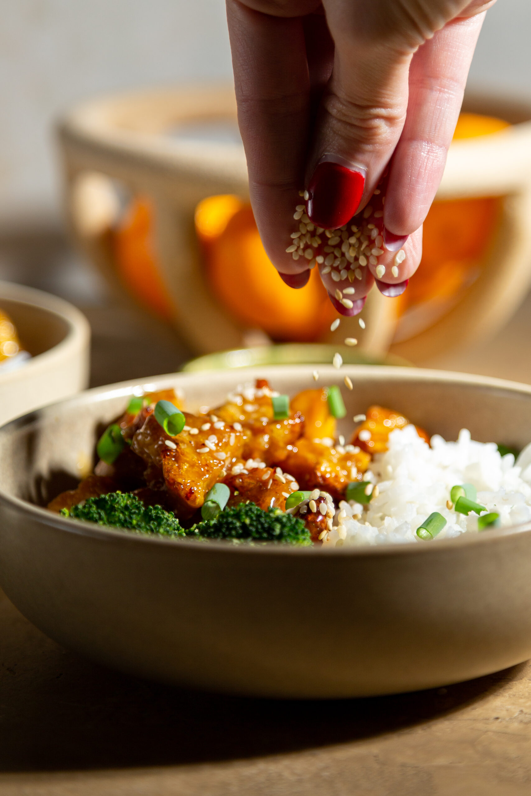 healthy orange tofu recipe
