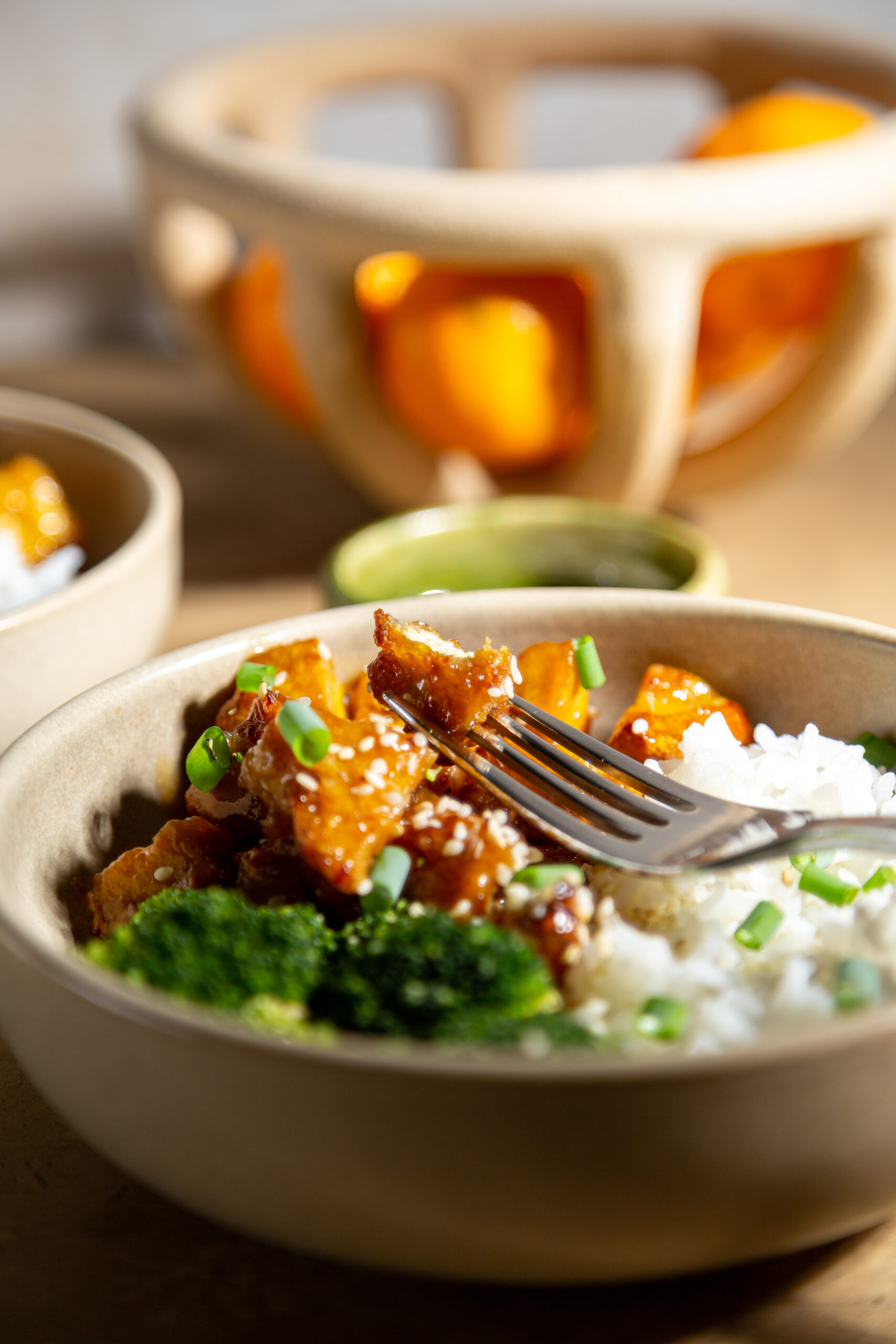 healthy orange tofu recipe