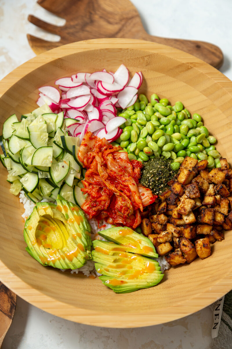 Gut Healthy Vegan Sushi Bowl - The Plant Collective