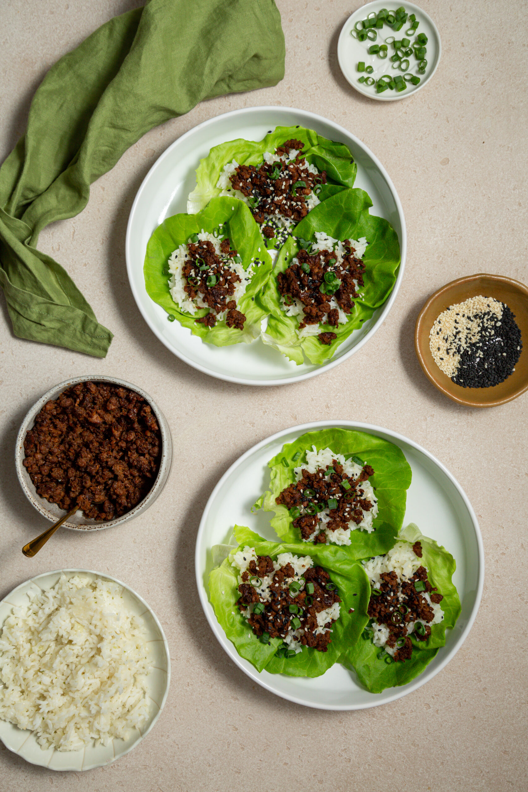 korean beef lettuce cups