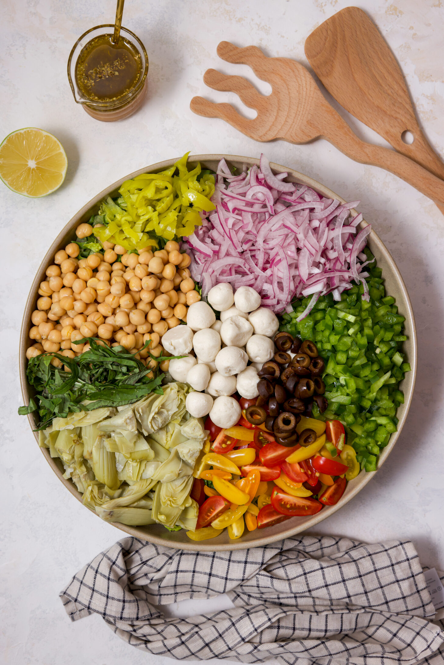 colorful italian salad