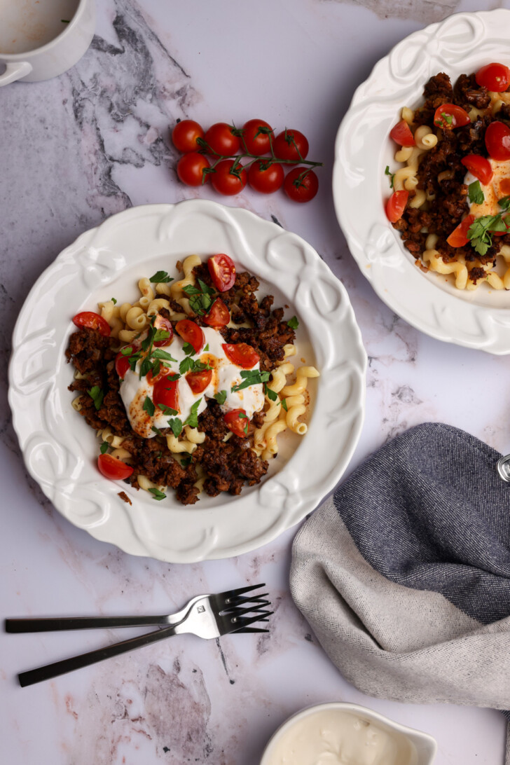 vegan turkish pasta