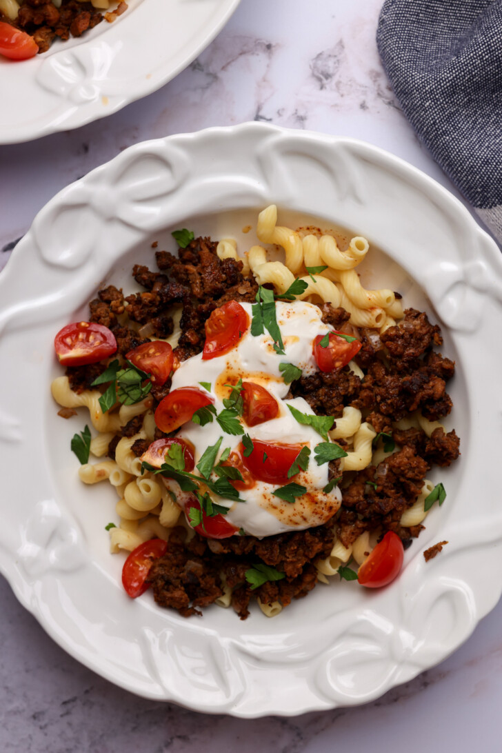 vegan turkish pasta