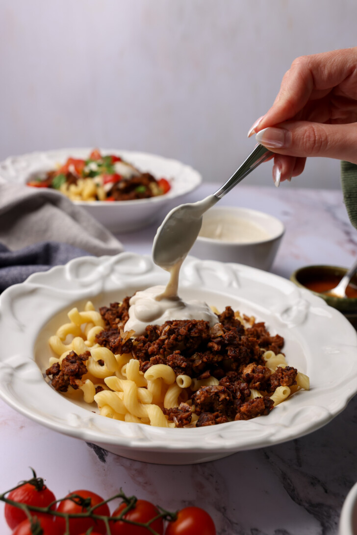 vegan turkish pasta