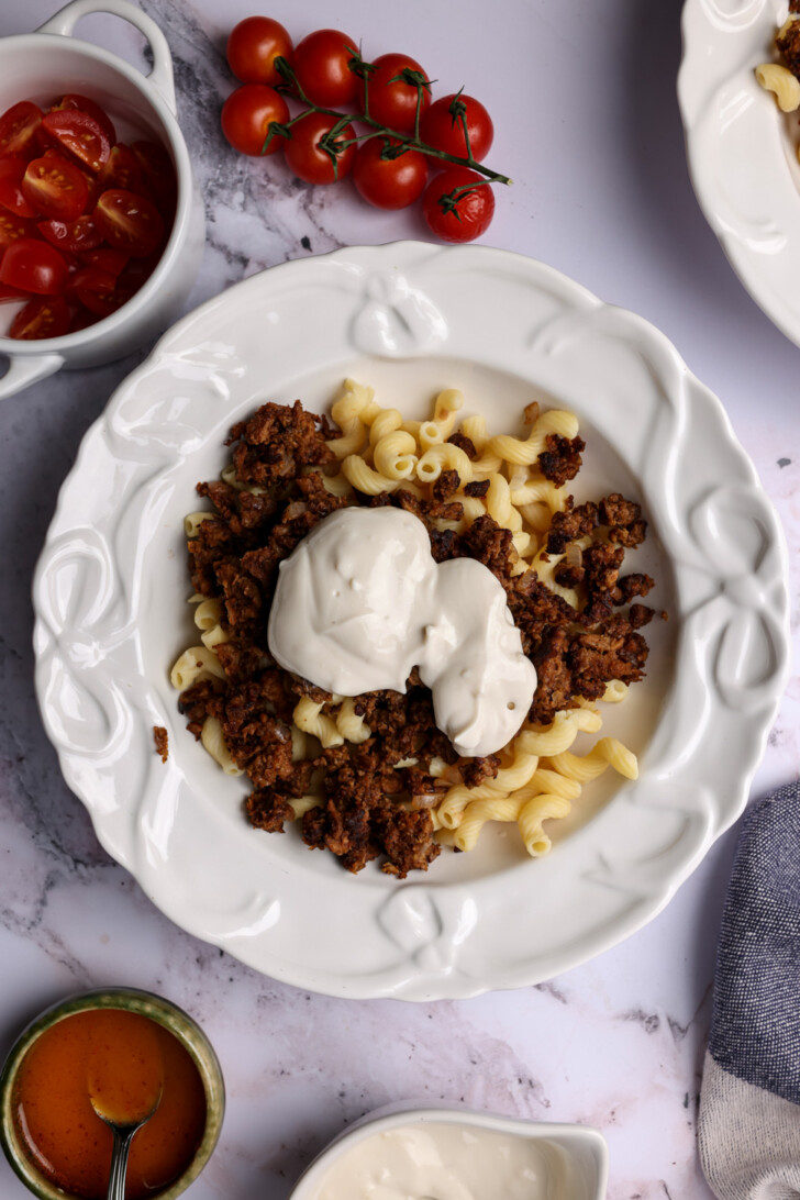 vegan turkish pasta