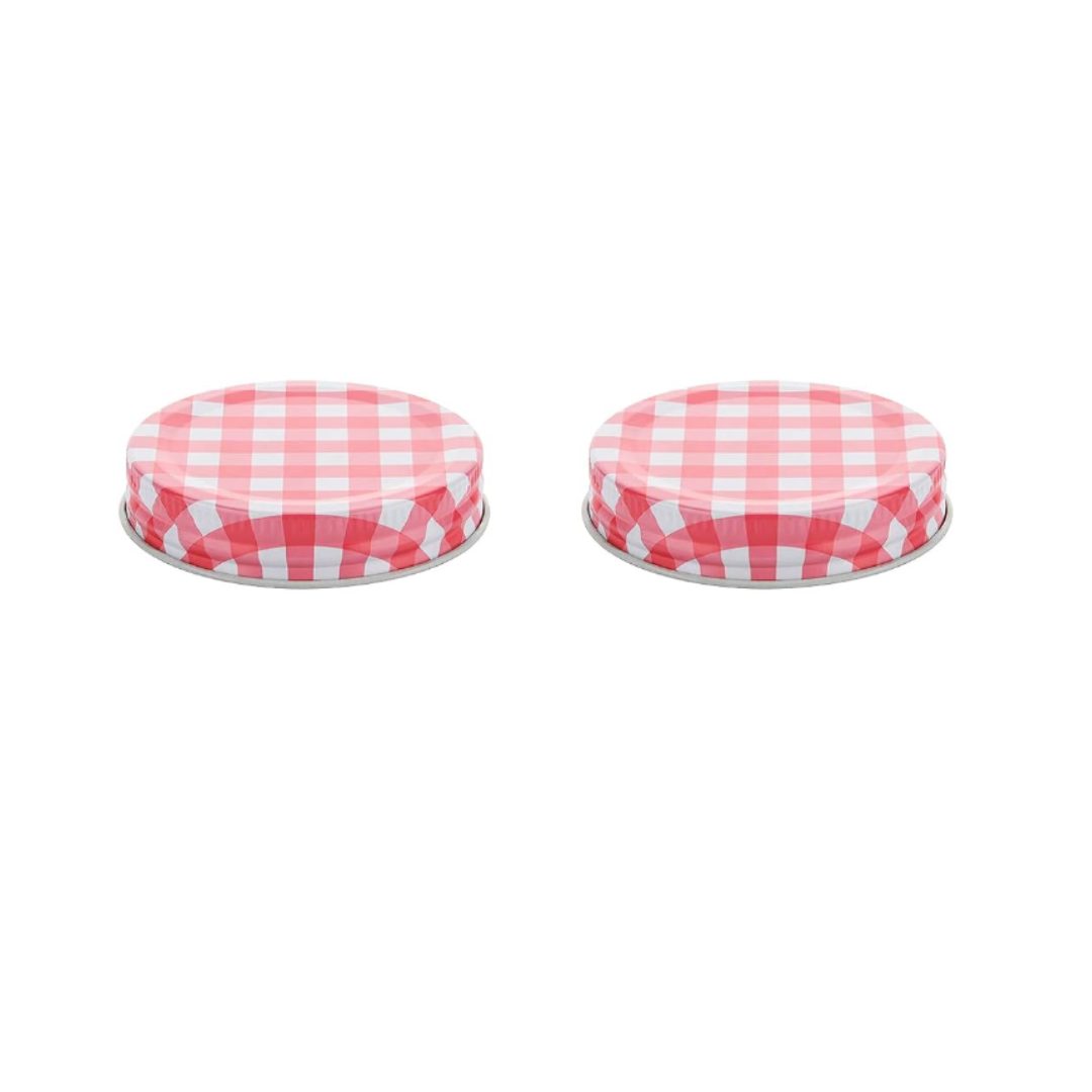 Gingham Lids
