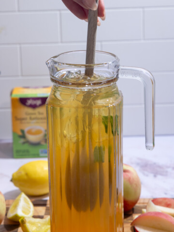 iced peach green tea-06