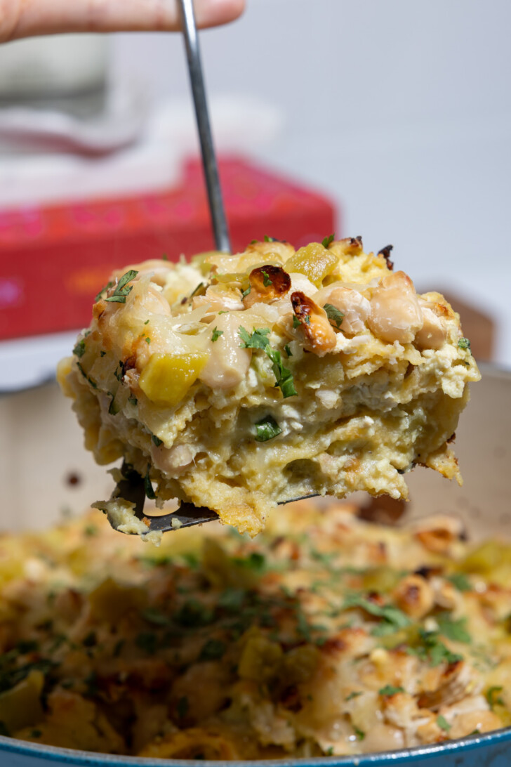 green enchilada casserole-04