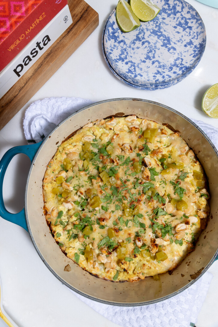 green enchilada casserole-07
