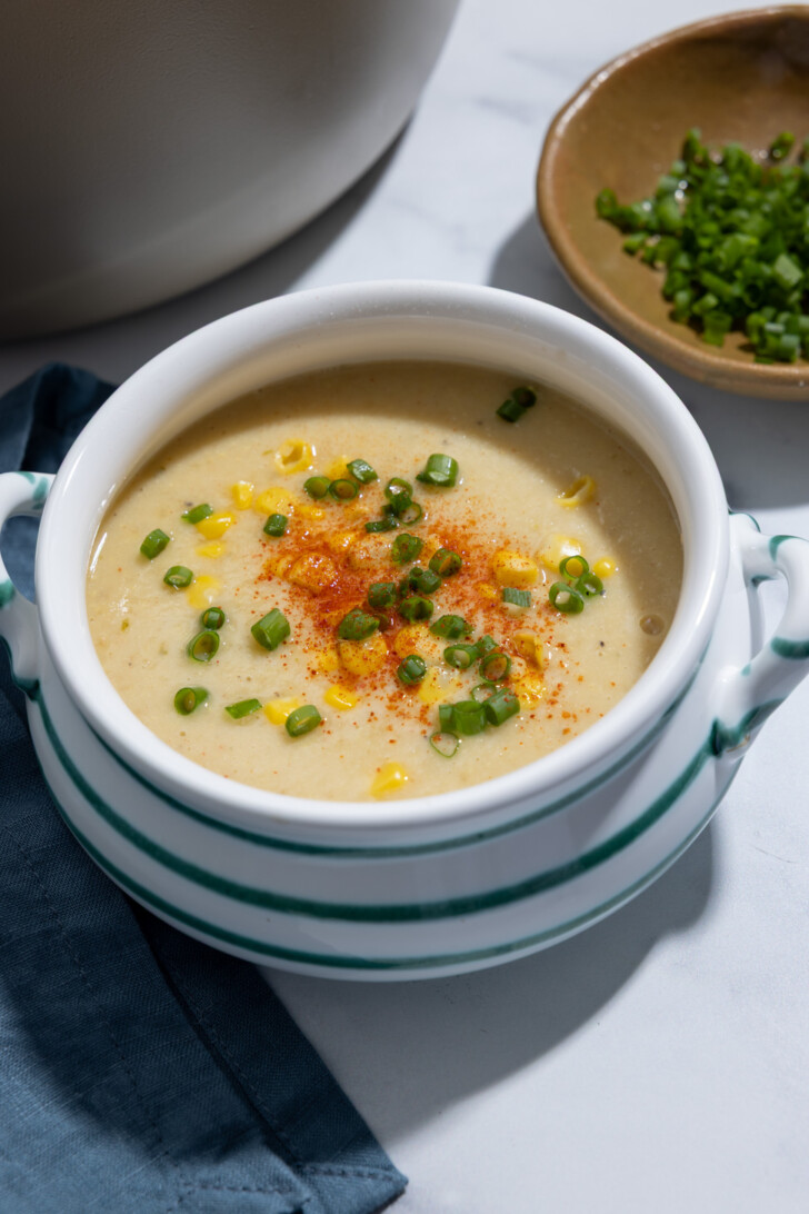 fresh corn chowder for fall