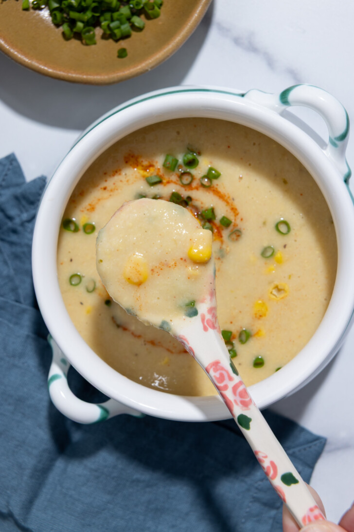 vegan healthy corn chowder