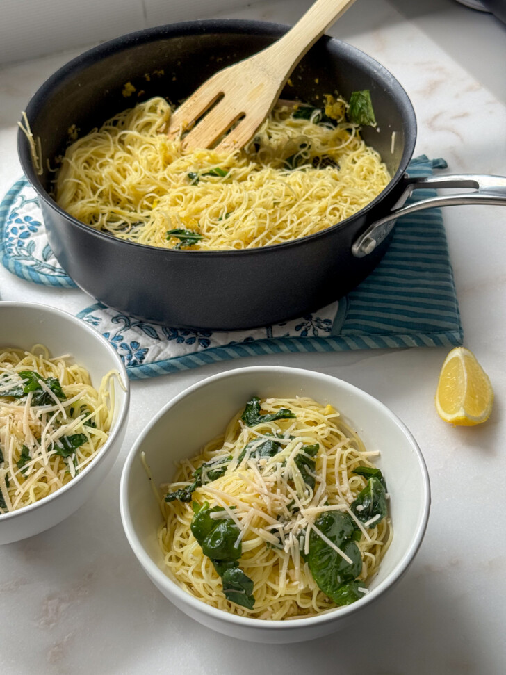lemon garlic pasta