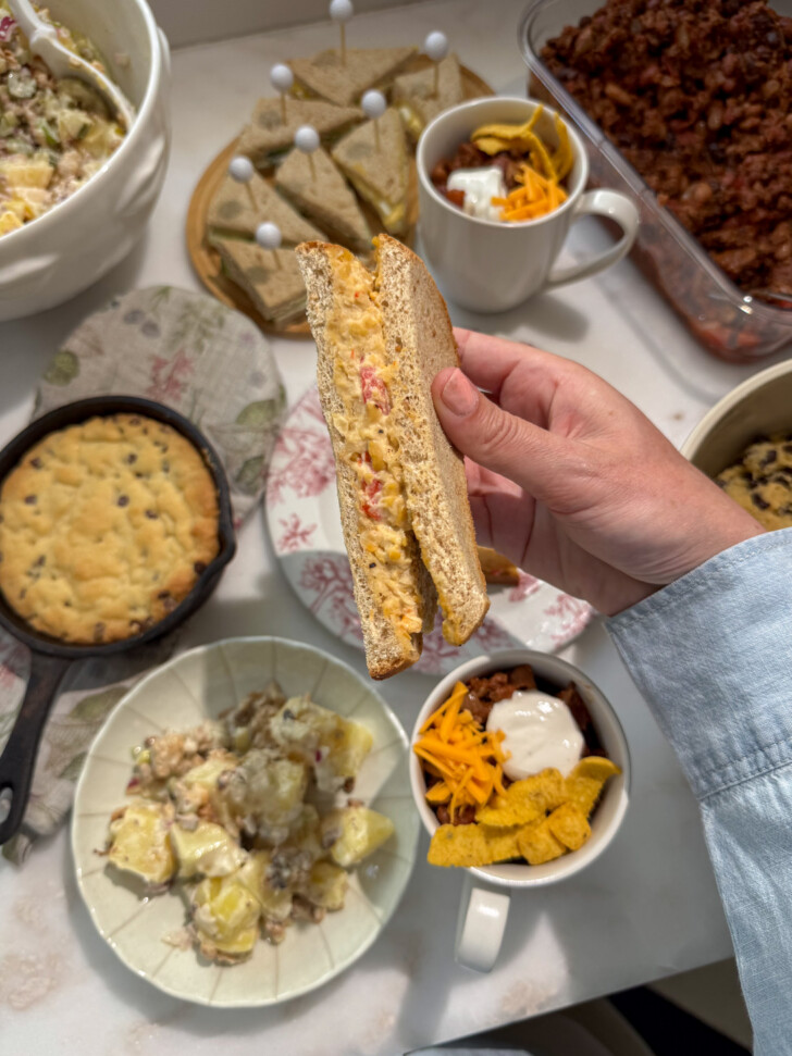 masters pimiento cheese sandwich