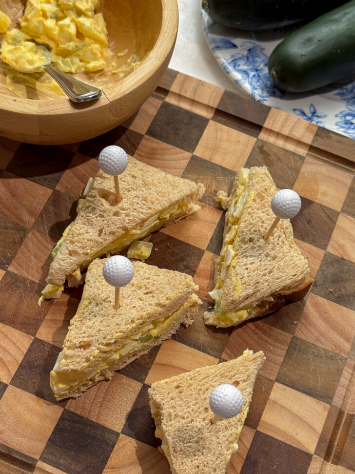 egg salad sandwiches masters