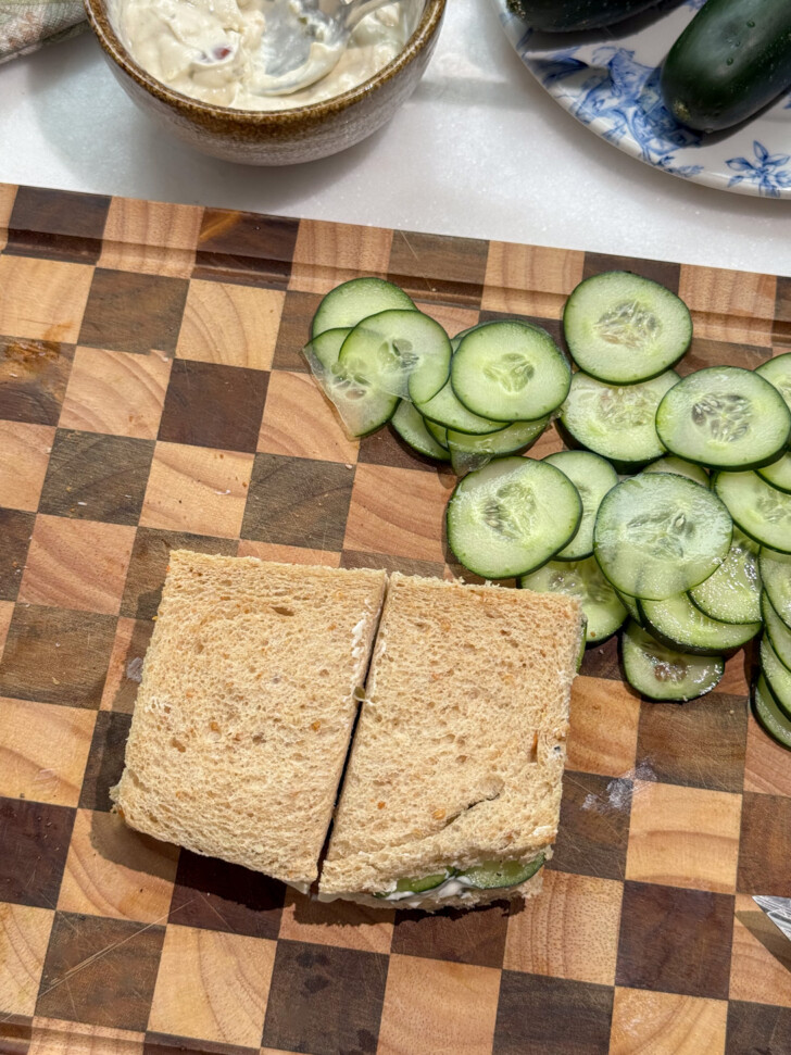 cucumber teatime sandwiches