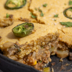 Healthy lentil pot pie
